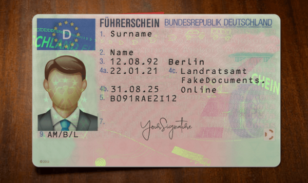 Buy German drivers license online